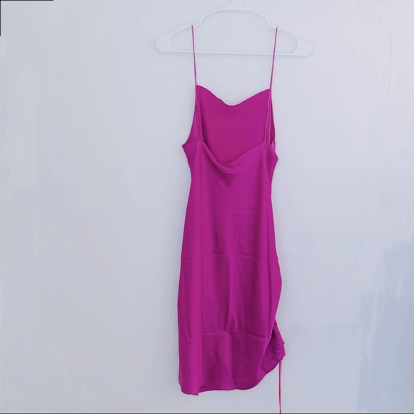 NWT DANNIJO 100% Silk Ruched Side Slip Dress - Picture 16 of 16